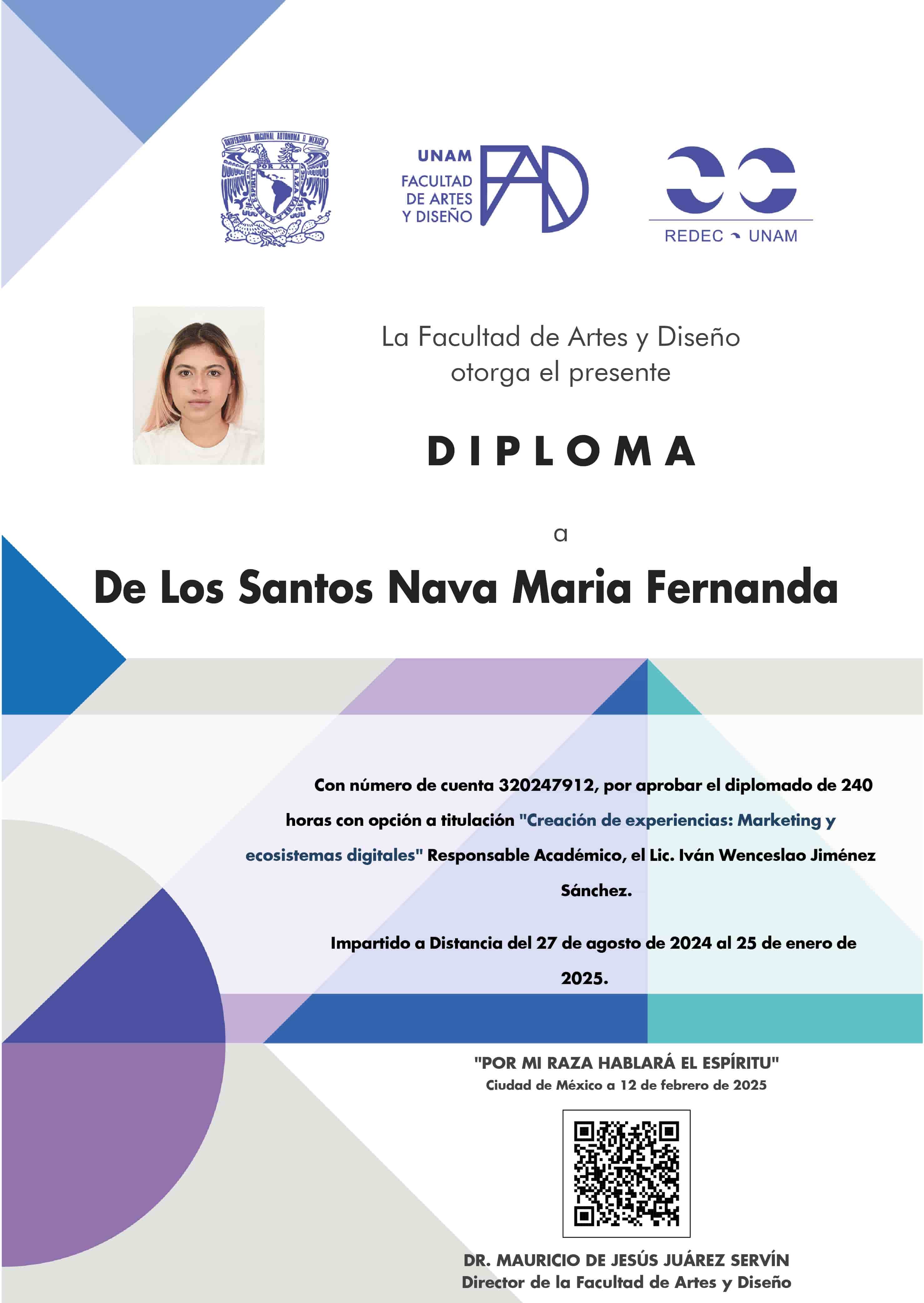 Diploma UNAM